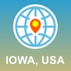 Iowa, USA Map - Offline Map, POI, GPS, Directions