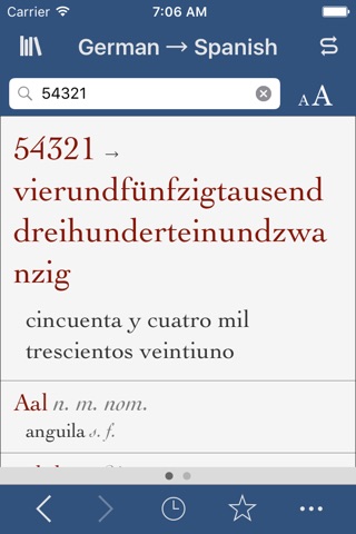 Ultralingua Spanish-German screenshot 3
