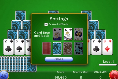 Tri Peaks Solitaire Classic HD screenshot 2