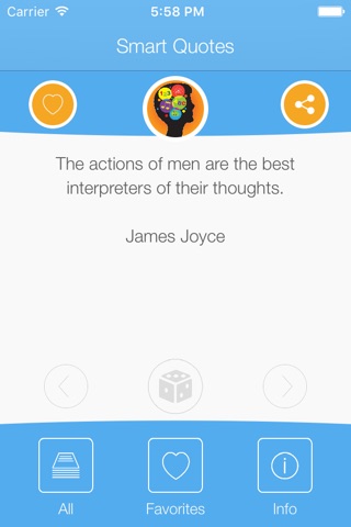 Smart Quotes - Words About Intelligence screenshot 3
