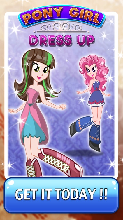 Monster Characters Dress Up Games - My Equestrian little queen pony Edition For Girl screenshot-4