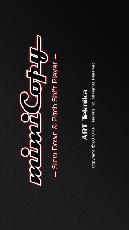 mimiCopy - Slow Down & Pitch Shift Player screenshot-4