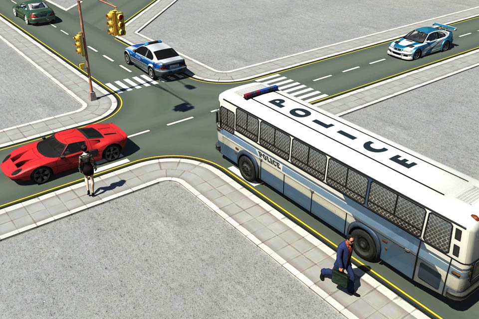 Prisoner Arrest Police Bus Driver Transporter 3d screenshot 3