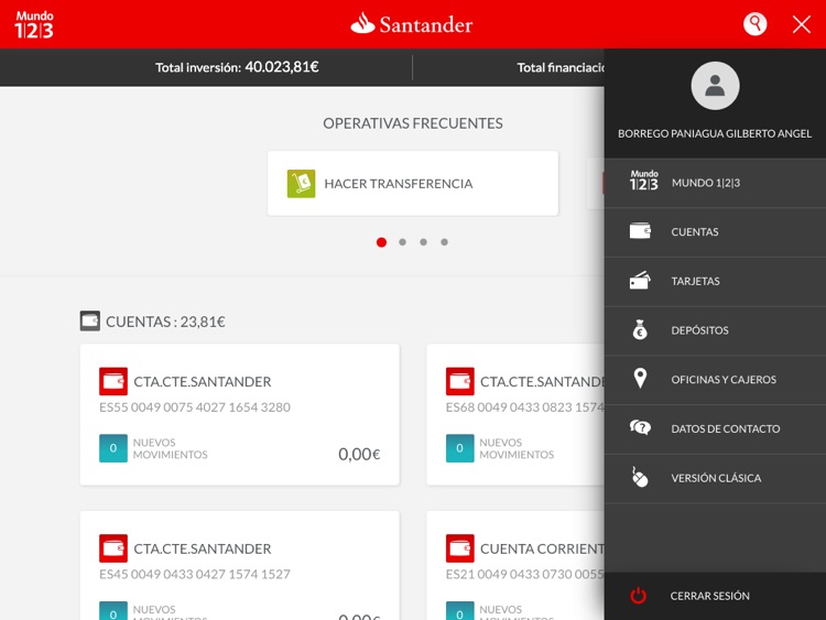 Santander Tablet screenshot-3