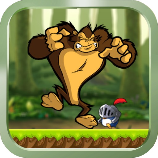 Super Gorilla Jump - Run on The Jungle Free Apps icon