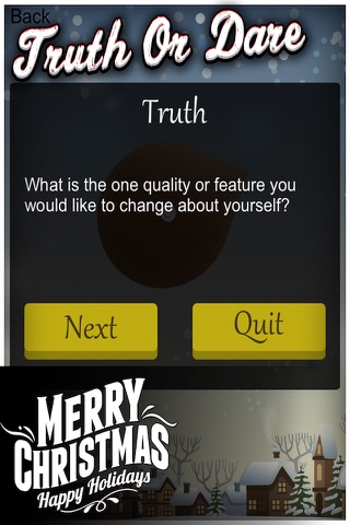 Truth OR Dare - Free Christmas Game screenshot 4