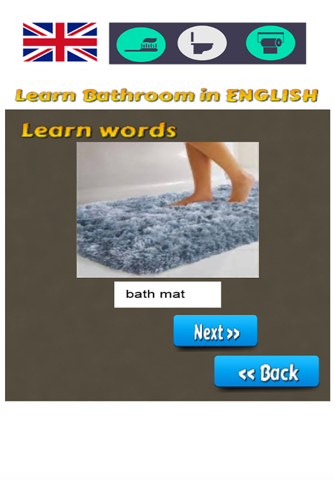 Learn Bathroom Words in English Language screenshot 2