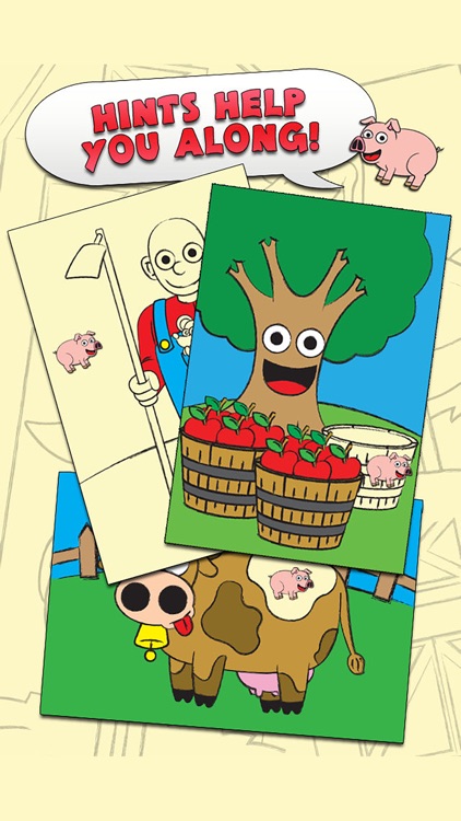 Coloring Farm Animal Coloring Book For Kids Games screenshot-3