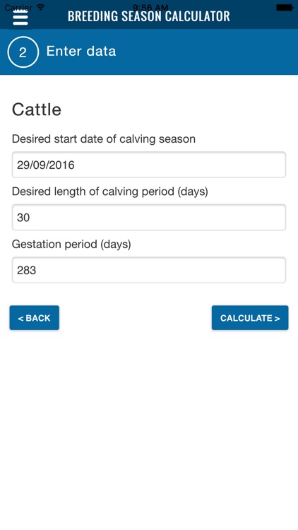 FG Breeding Season Calculator