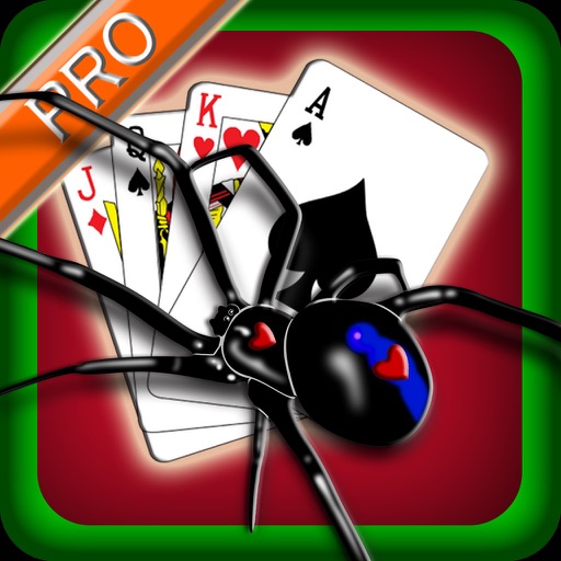 Full Deck Spider Solitaire Spiderette Black Cards Chronicles Pro icon