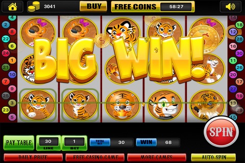 Tiger Eye Slots - All New Las Vegas Super Casino Slot Machines Free screenshot 2