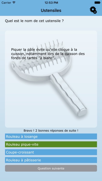 Quiz ustensiles de cuisine