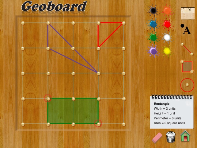 Hands-On Math Geoboard(圖3)-速報App