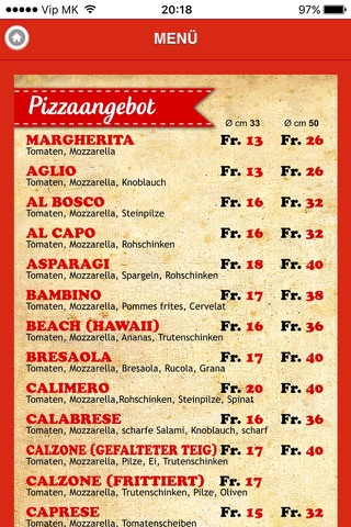 Pizzeria Calimero screenshot 3