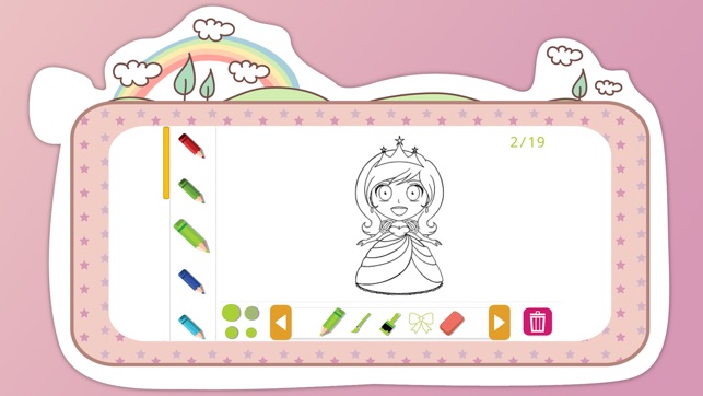 Princess Coloring Book for Kids(圖3)-速報App