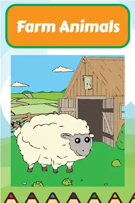 Game screenshot Coloring My Cute Farm Animals for Preschool boy and girl mod apk