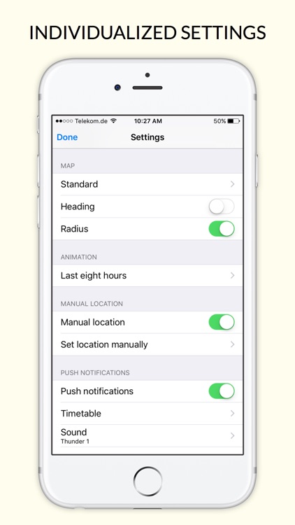 Rain Alarm - Radar & Push screenshot-3