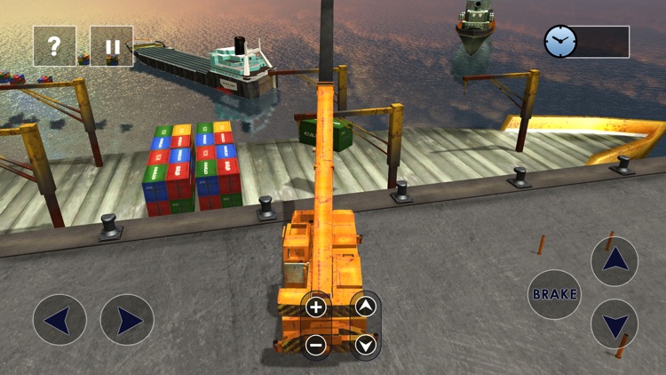Shipping Port Crane 3D – Cargo Transporter Cruise Ship Simulation Game