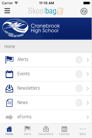 Cranebrook High School - Skoolbag screenshot 2