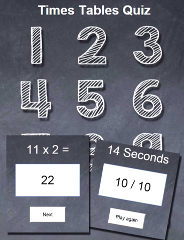 Multiplication Times Tables screenshot 3