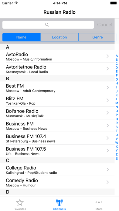 Russian Radio Stations Screenshot 1