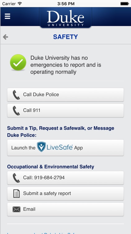 DukeMobile screenshot-4