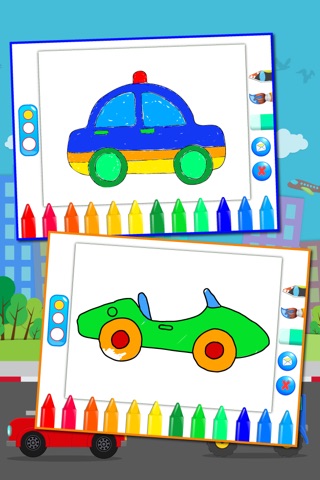 Cars Connect the Dots and Coloring Book - Toddler's Favorite Dot to Dot Game for Kids screenshot 3