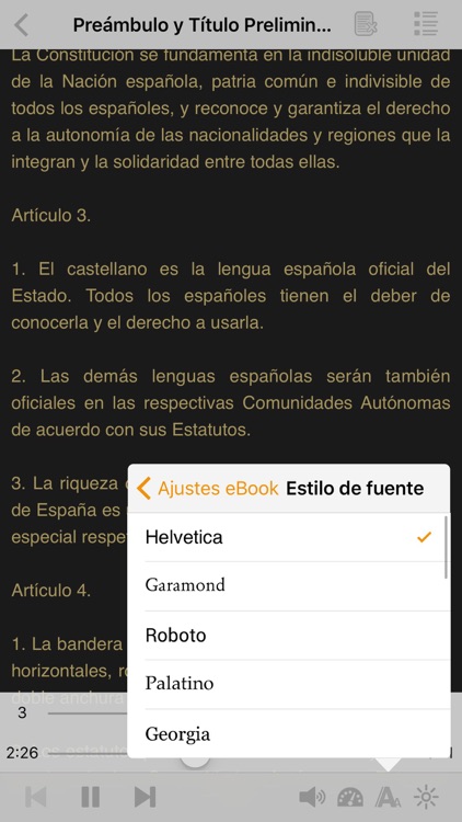 La Constitución Española en AudioEbook screenshot-4