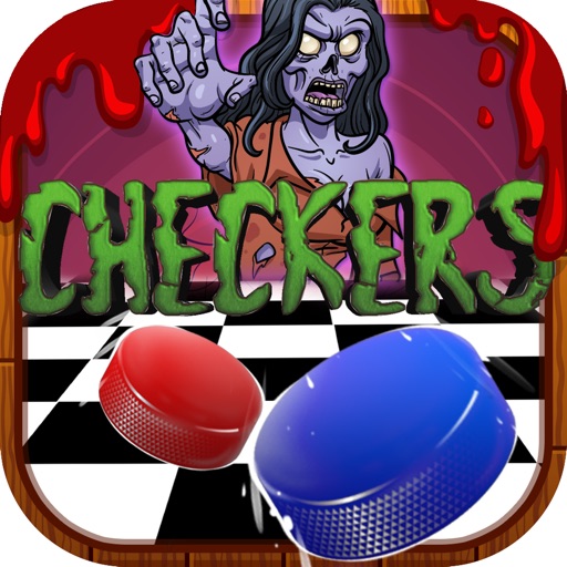 Checkers Boards Puzzle Pro - “ The Zombies and Undead Games with Friends Edition ” icon