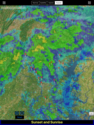 Screenshot #6 pour Sunset and Sunrise with NOAA Radar 3D Free