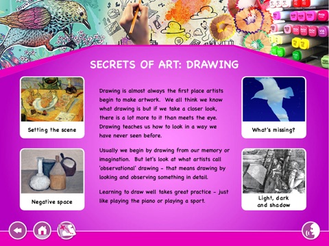 Discover MWorld Secrets Of Art Drawing screenshot 2