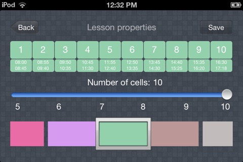 Quick TimeTable Lite screenshot 2