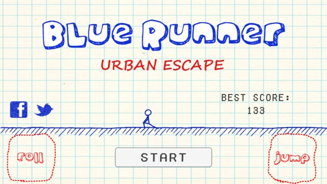 Blue Runner - Urban Escape(圖1)-速報App