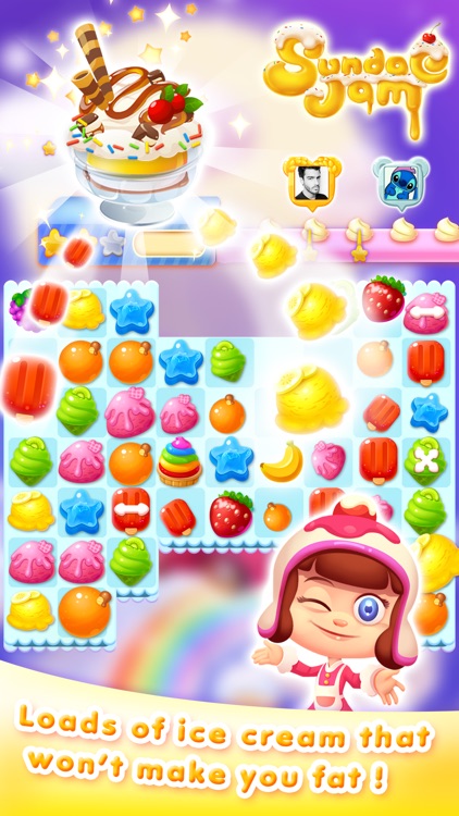 Ice Cream Sundae Jam - FREE Match 3 Puzzle & Arcade Game