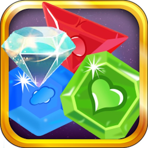 Diamond Match Fun Game- Matching 3 in a row Jewel Free Icon