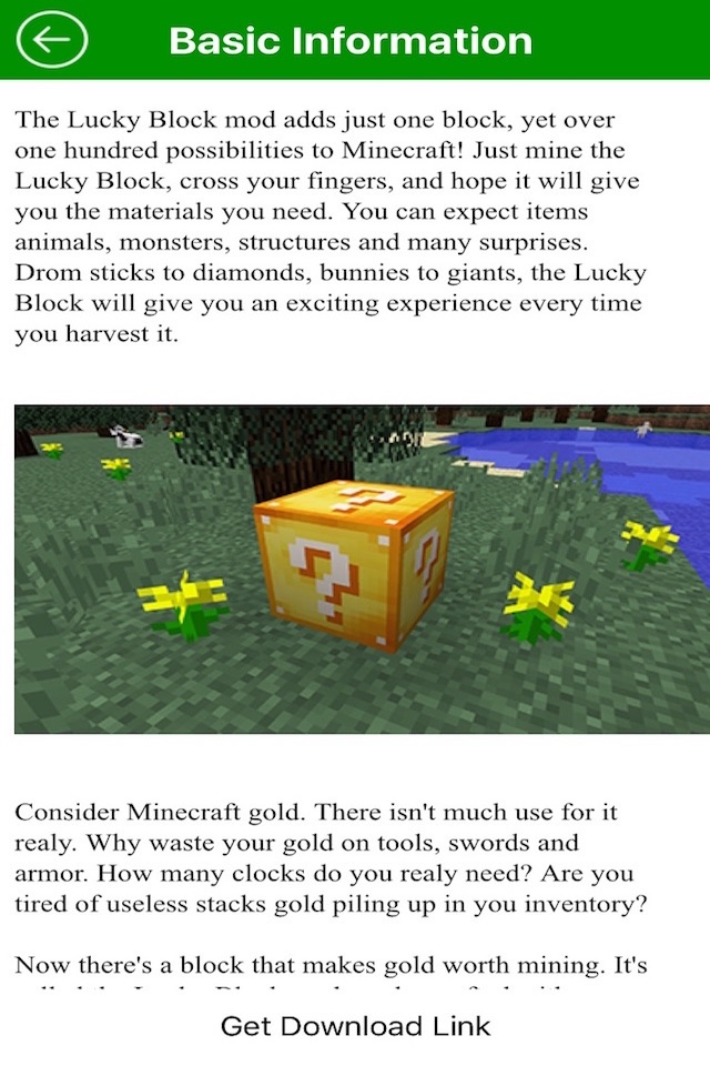 New Lucky Block Mod for Minecraft Game Free screenshot 2