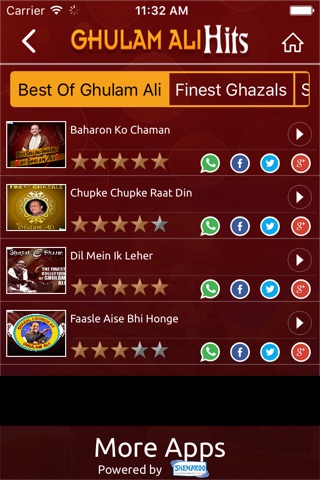 Best of Ghulam Ali screenshot 2