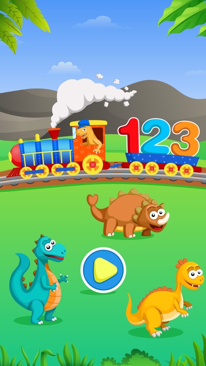 Dinosaur Number Train - Jurassic Dino Educational Game & Fun Activity to Help Kids and Toddlers Learn Numbers