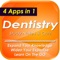This is a Combination of sets, containing practice questions and study cards for Dentistry preparation