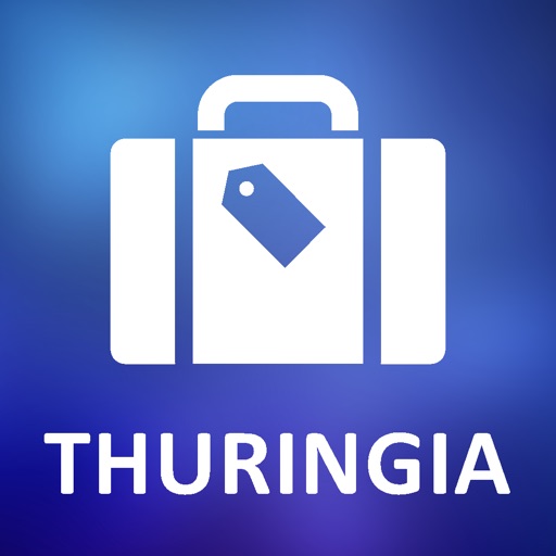 Thuringia, Germany Detailed Offline Map