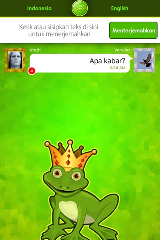 Ribbit Terjemahkan Indonesia ke bahasa Inggris screenshot 3