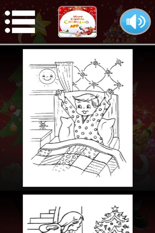 Christmas Coloring App - Attractive Christmas Drawing Book screenshot 2