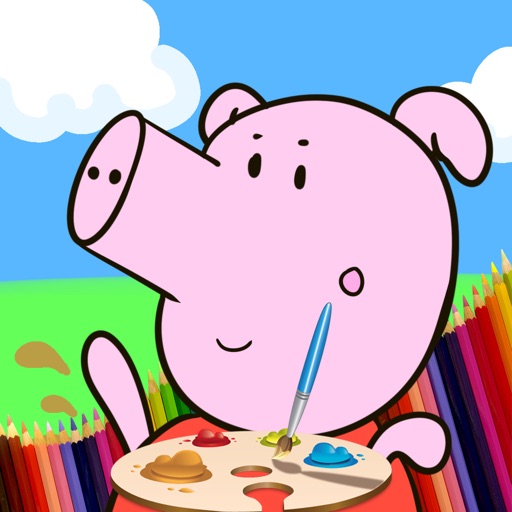 Game Kids Paint peppa pig Version