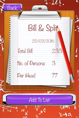 Bill & Split screenshot 3