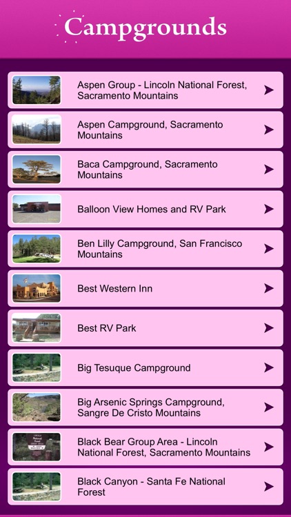 New Mexico Campgrounds and RV Parks
