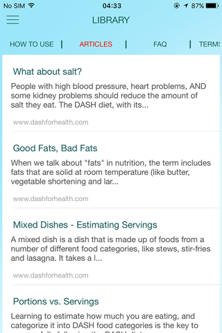 DASH Diet Food Tracker screenshot 4