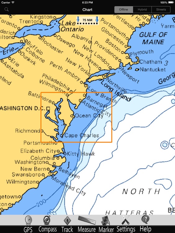 Maryland GPS Nautical Maps Pro screenshot-3