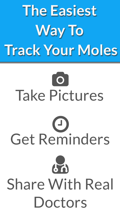 Skin Cancer App - MySkinPal - Map your skin moles Screenshot 1