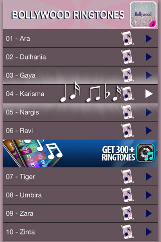 Bollywood Music Ringtones Pro – Collection of Best Hindi Melodies & Indian Tones for iPhone screenshot 2