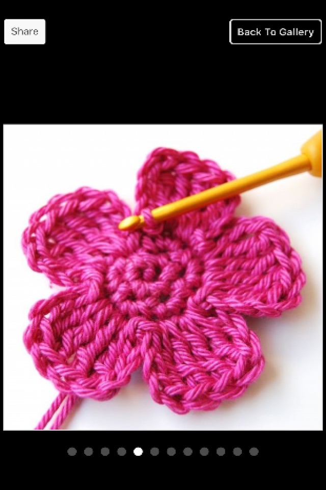 Crochet Flower Patterns screenshot 2